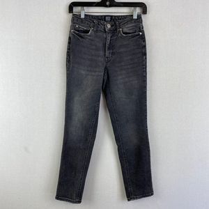 BDG Slim Straight Washed Black Jeans